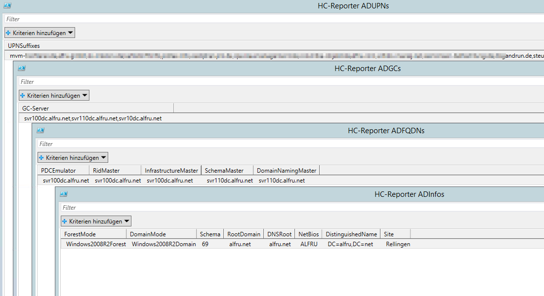 Forest & AD Informationen